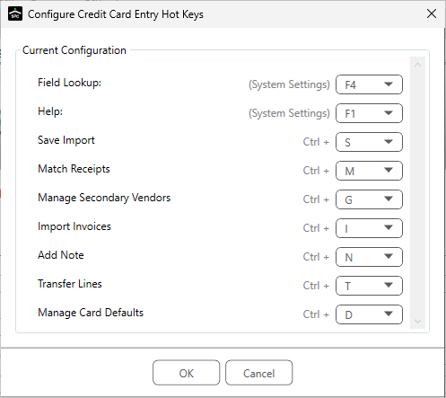 CreditCardImporterConfigureEntryHotKeyswindow-mh