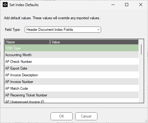 CSVImportConfigurationSetIndexDefaultsdialog-mh