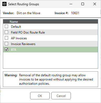 DocumentClassSelectRoutingGroups-mh