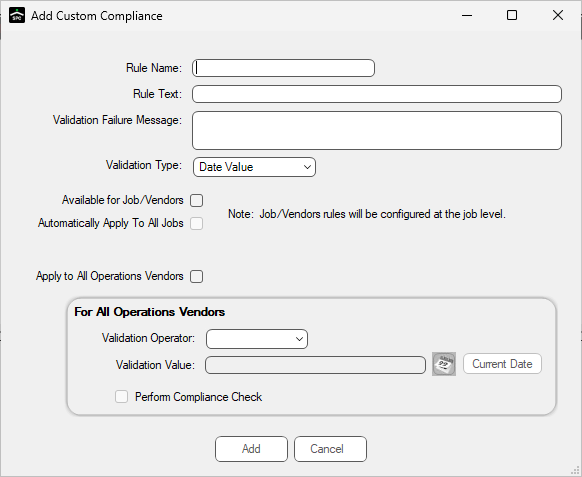 GreenlightManageGreenlightCustomCompliancetabAddCustomCompliancewindow-mh