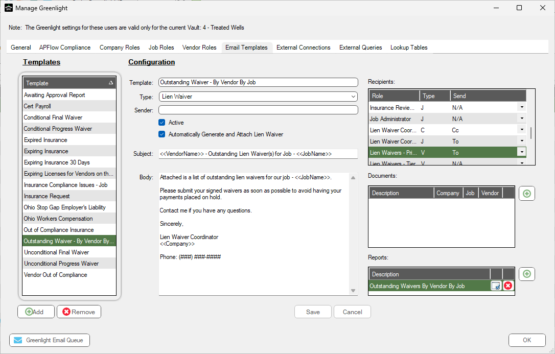 GreenlightManageGreenlightEmailTemplatestabwindowfinishedOutstandingWaiversByVendorByJobEmailtemplate-mh