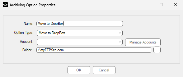 ImportFolderWatchArchivingOptionsMovetoDropBox-mh