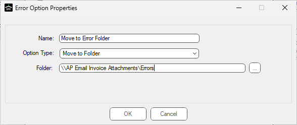 ImportFolderWatchErrorOptionsFolder