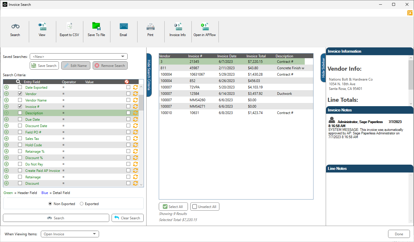 InvoiceSearchSaveSearchscreen-mh