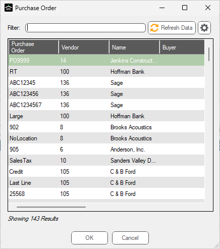 QuickListPurchaseOrderfieldLookupdialog-mh