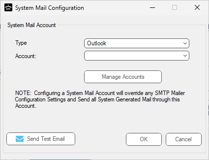 SystemMailerSettingsSystemMailConfigurationdialog