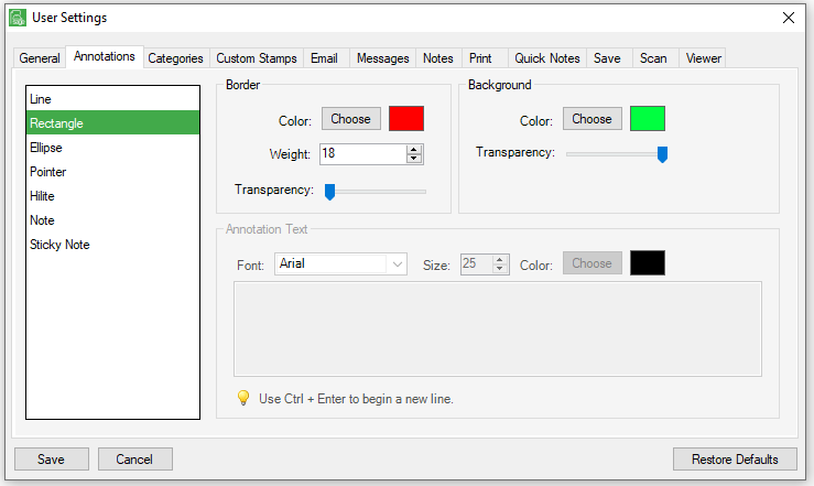 AnnotationsRectangleOptions