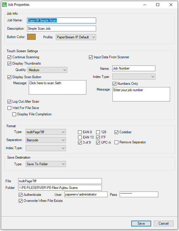 FujitsuScannerConfigureFujitsuPaperstreamwindowCloneJobPropertieswindow-mh