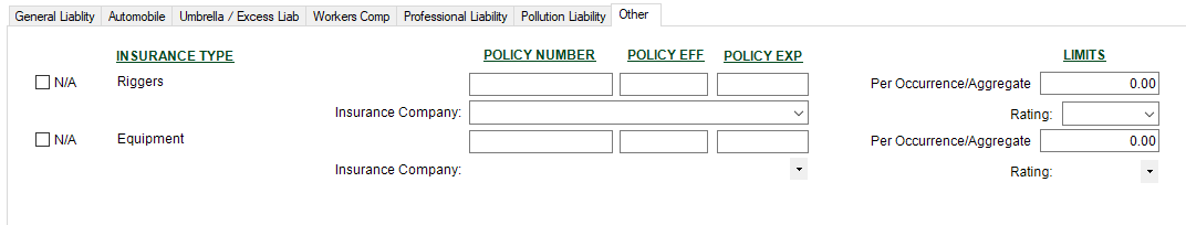 GreenlightVendorscreenVendorInsurancetabInsurancePolicytabsOthertabpane-mh