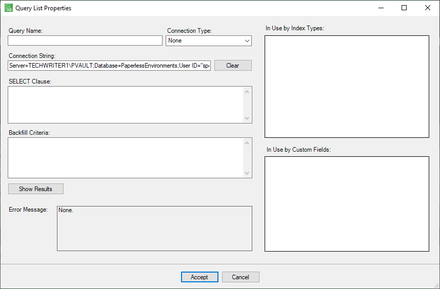 QueryListProperties